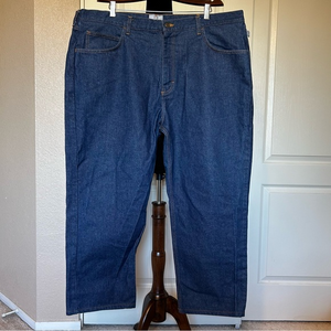 NWOT Tyndale Flame Resistant ARC Rated Dark Wash Blue‎ Jeans Size W44 L30